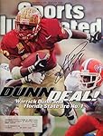 Dunn, Warrick 12/9/96 autographed magazine