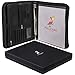 PELLICANO Professional Vegan Leather Portfolio Organizer – Black Handcrafted Faux Leather Business Padfolio for Men and Women with 3 Ring Binder, iPad Holder, Legal Pad, and More, 13 x 10.6 x 1.5 in.