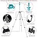 Mannequin Head Holder Tripod Stand, Beauty Star Adjustable Hairdressing Practice Training Cosmetology Mannequin Wig Head Stand Tripod Holder for Beauty Hair Salon with Carry Bag