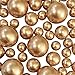 6 Packs Gold Pearls-Shiny-Jumbo Sizes-No Hole-Vase Decorations-to Float The Pearls Order The Floating Packs- Pearls Do Not Float in Water!