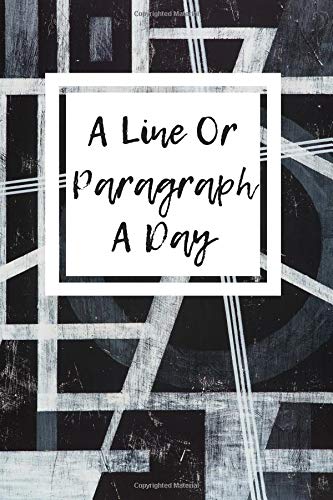 A Line Or Paragraph A Day: Black & Grey Five Year Journal, Memory Book, Undated | Reflect & Show Gratitude| Generous Space To Write 6”x9” | 366 Days With Quotes: Volume 6 (Memories)