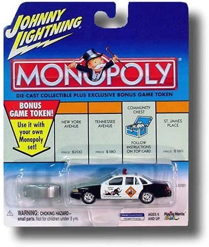 johnny lightning monopoly cars