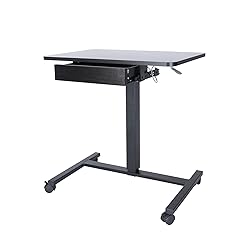 CLATINA Mobile Laptop Standing Desk, Height