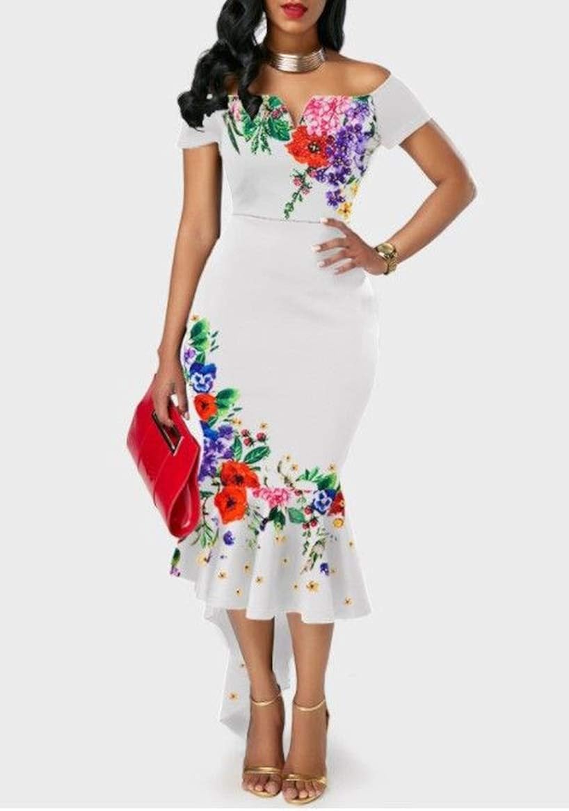 fishtail bodycon dress