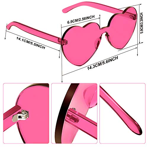 transparent colored sunglasses