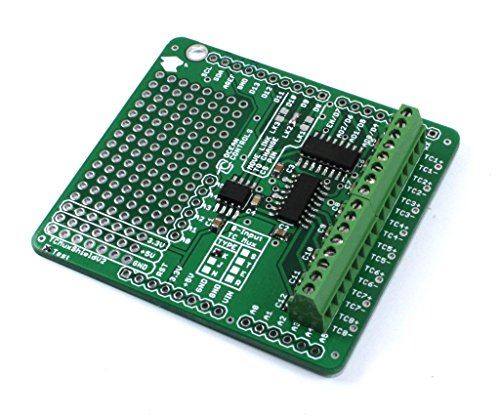 Arduino Thermocouple Multiplexer Shield (N - MAX31855N) With Headers