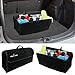 Big Ant Felt Car Trunk Organizer, Durable Collapsible Cargo Storage with Non Slip Bottom Car Gadget First Aid Storage Organizer Best for SUV Truck Vehicle L 19.6