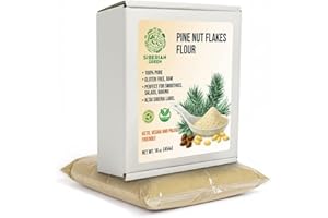 Siberian Pine Nut Flour Powder Kernel Flakes 454g (16 oz) Wild Harvested 100% Pure