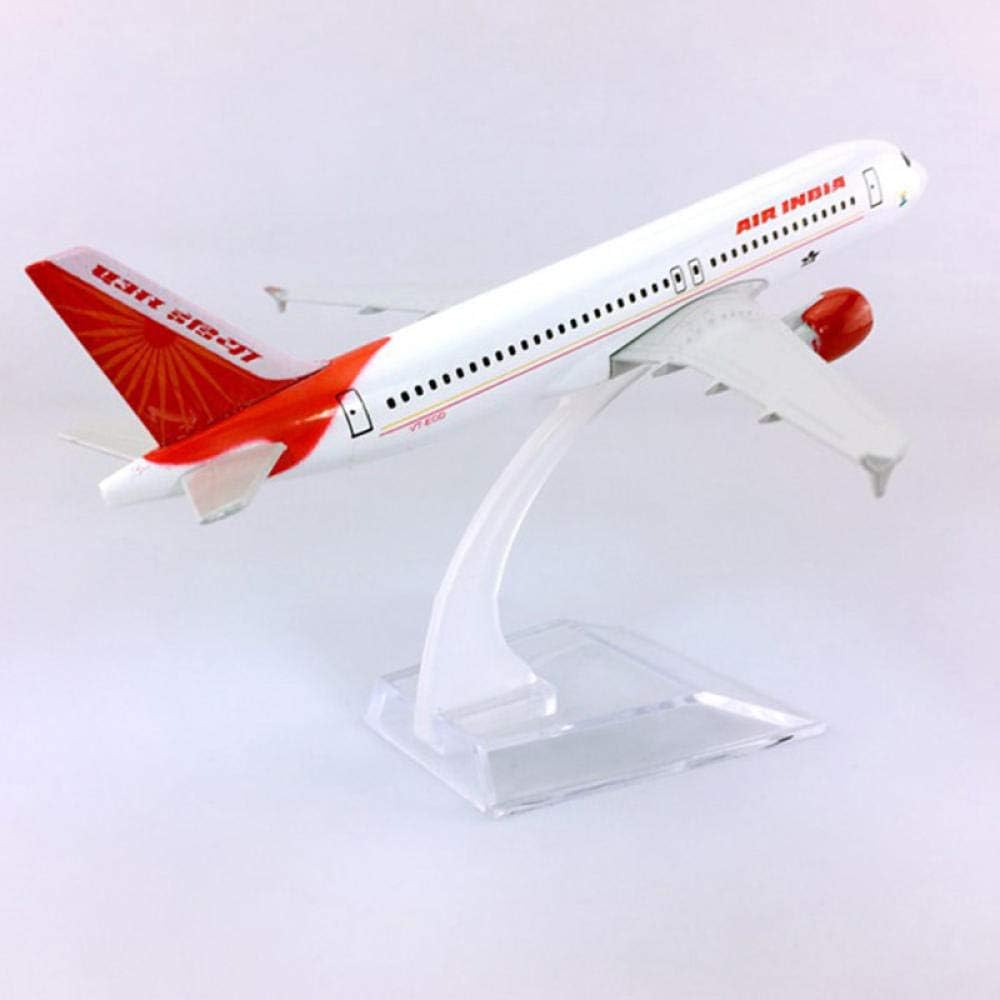 HCBYJ 16CM 1:400 Airbus A320-200 Model Air India Airways Airlines with Base Alloy Plane Collectible Model