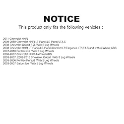 Front Wheel Bearing And Hub Assembly Pair For