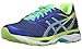 ASICS Women's Gel-Cumulus 18 Running Shoe, Asics Blue/Silver/Safety Yellow, 8 M US