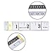 EBOOT 60 Inch 150 cm Soft Tailor Tape Measure for Cloth Sewing Waist Bra Head Circumference Tailor Double Sided Cloth Ruler (White)