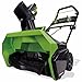 Greenworks 40V (75+ Compatible Tools) 20” Brushless Cordless Snow Blower, Tool Only, Green
