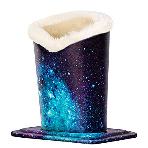 PG6 Plush Lined Eyeglasses Holder Stand Case Protective Glasses Case for Desks
