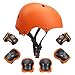 Kids Protective Gear Set Toddler Kids Bike Helmet Knee Elbow Pads Wrist Guards Pads for 3-8 Years Boys Girls Child Skateboard Rollerblading Cycling Scooter Hoverboard Sports Protective Gear Set 7Pcs