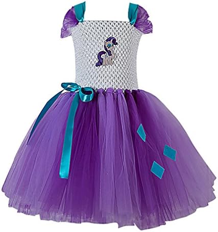 Sweety Girls' Various Colorful Designs My Little Pony Sleeveless Tutu Dresses