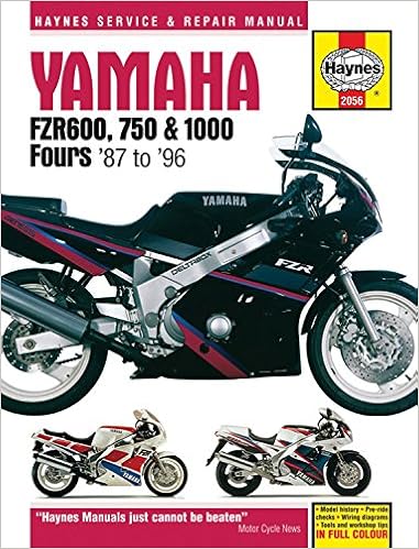 Yamaha Fzr 600 750 1000 Fours 87 96 Haynes Service And Repair Manual Amazon De Haynes Publishing Fremdsprachige Bucher