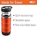 GSI Outdoors, Commuter JavaPress, French Press Coffee Mug, Superior Backcountry Cookware Since 1985, Orange