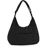 KAMEILONG Large Nylon Crossbody Purse Women Hobo Crescent Shoulder Bag Slouchy Tote Bag Casual Weekend Handbag for Women