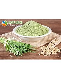 Polvo de hierba de hierba de la cebada de la hierba orgánico con certificado USDA – sin OGM, vegano y no irradiado – rico en antioxidantes, proteínas, fibra, minerales, clorofila, aminoácidos y proteínas – 200 gramos