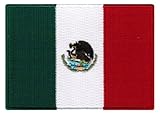 Mexico Flag Embroidered Patch Mexican Iron-On National Emblem Mexico Flag Embroidered Patch Mexican Iron-On National Emblem