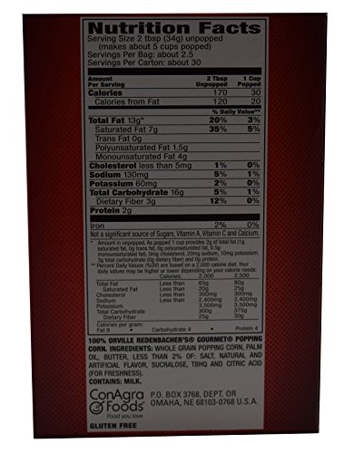 Orville Redenbachers Kettle Korn Classic Bag, 12-Count Box - Thumbnail 2
