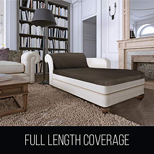 Sofa Shield Patented Chaise Lounge Couch Cover, Reversible L Shaped