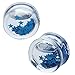 BodyJ4You Floating Blue Stars Saddle Plugs 2G-20mm (2 Pieces)
