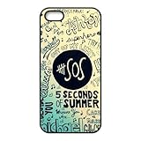 5sos Hard Rubber Phone Cover Case for iPhone 5,5S Cases