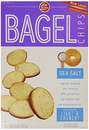 Old London, Bagel Chips, Sea Salt, 5 Ounce