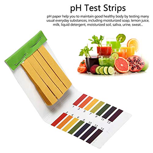 Ph Meters - 80 Strips Pack Ph Test Full Meter Controller 1 14st Indicator Litmus Paper Water Soilsting Kit - Hydroponics Meters Soil Water Food Fish Brewing Tank