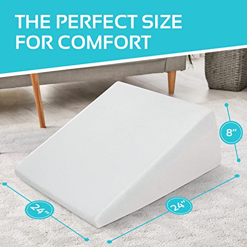 Wedge Pillow 8 Inch Bed Wedge Pillow 24 Inch Wide Incline Support