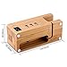 USB Charging Stand - Tendak Phone Stand with 3 USB Port Bamboo Wood Charging Dock Station for 38mm and 42mm Apple Watch & iPhone 6 6 Plus 5S 5 7 7 Plus and Other Smartphone