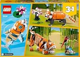 LEGO Creator 3in1 Majestic Tiger to Panda or Koi Fish Set view 13