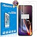 OnePlus 6T Screen Protector [2 Pack] AMOVO HD Clear Case Friendly Tempered Glass for OnePlus 6T [High Sensitivity] Anti Scratch Glass Protector for OnePlus 6T (OnePlus 6T, 2Pack)
