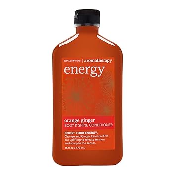 Bath And Body Works Aromatherapy Energy Orange Ginger Hair Conditioner Body Plus Shine 16
