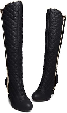 Amazon Com Long Boots Women Fashion Zippers Women S Knee High Boots Winter Red White Shoes Women Knee High