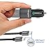 Meagoes Fast USB C Car Charger, Qualcomm Quick Charge 3.0 Port Charging Adapter Compatible for Samsung Galaxy S20 Ultra/S20 Plus/S20/S10/S10e/S9/S8, Note 10/9/8, LG Moto Phone, with 2-Pack Type C Cord