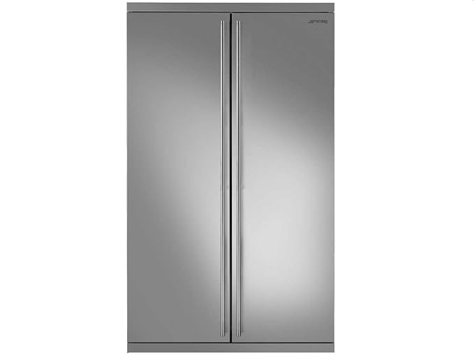Smeg Side by side nevera y congelador Combinación Acero Inoxidable ...