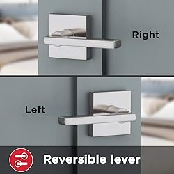 Kwikset Satin Nickel 91540-001 Halifax Door Handle