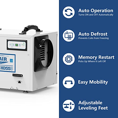 ALORAIR Crawl Space Dehumidifiers 120 PPD Moisture Removal, Energy Star