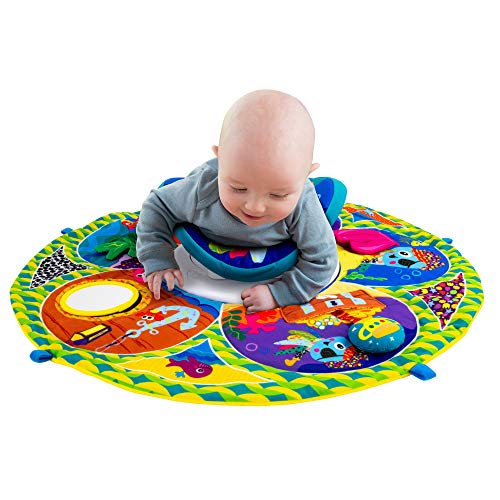 spin and explore tummy time mat
