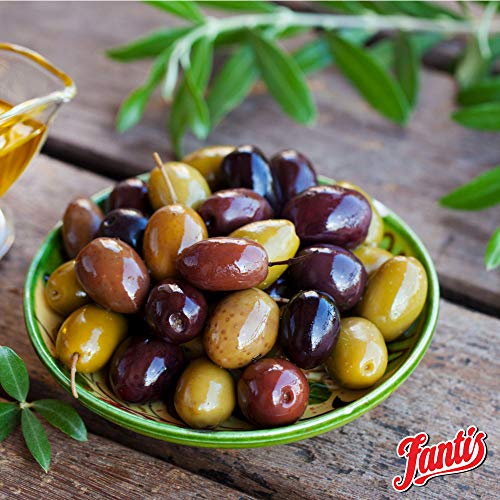 Fantis Greek Pitted Kalamata Olives Bulk from Greece 4 Pounds
