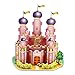 3D Puzzle Creative Handmade Assemble Jigsaw Toys Pink Princess Castle (35 Pieces)