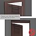 NEX Over-The-Door Hook Shelf Organizer 5 Hooks With Basket Storage Rack, Fit Well At Home & Office, Dark Brown