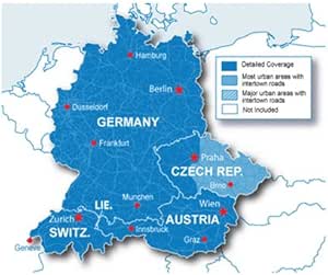 Map Of Austria And Germany Garmin City Navigator Europe Nt Dach & Czech For Detailed Maps Of Germany,  Austria, Switzerland, And Czech Republic (Microsd/Sd Card) (Discontinued By  Manufacturer) : Amazon.ca: Everything Else