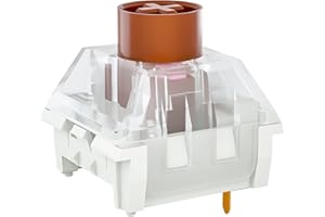 DRAOZA Kailh Box Silent Brown Switch RGB SMD Tactile Switches Dustproof for Mechanical Keyboard MX Switch (Kailh Silent Brown 36PCS)