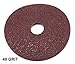 Elitexion Aluminum Oxide Resin Fiber Discs, 100 Grit, 60 Grit, 50 Grit, 40 Grit, 4.5 inches Diameter x 7/8 inch Arbor Hole, Pack of 20
