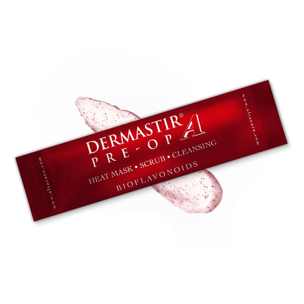 Dermastir Pre-Op Heating Exfoliating Mask - Deeply Cleanses pores, Detoxifies and Hydrates Skin - Made in France for All Skin Types - 15ml