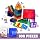 Jeu Stem Apprentissage Playmags Set 50 Pièces Magnétiques STEM | Piste Voiture éducative | Jeu Construction 3-10 Ans | Compatible Grandes Marques Blocs Construction Enfants